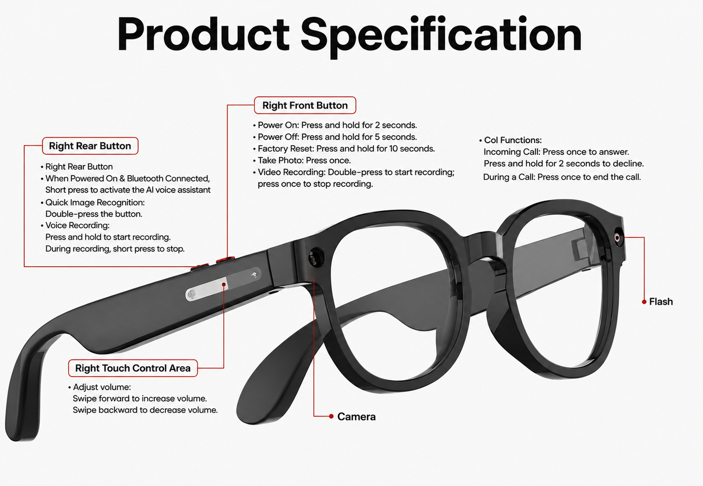 AI Vision Smart Glasses™